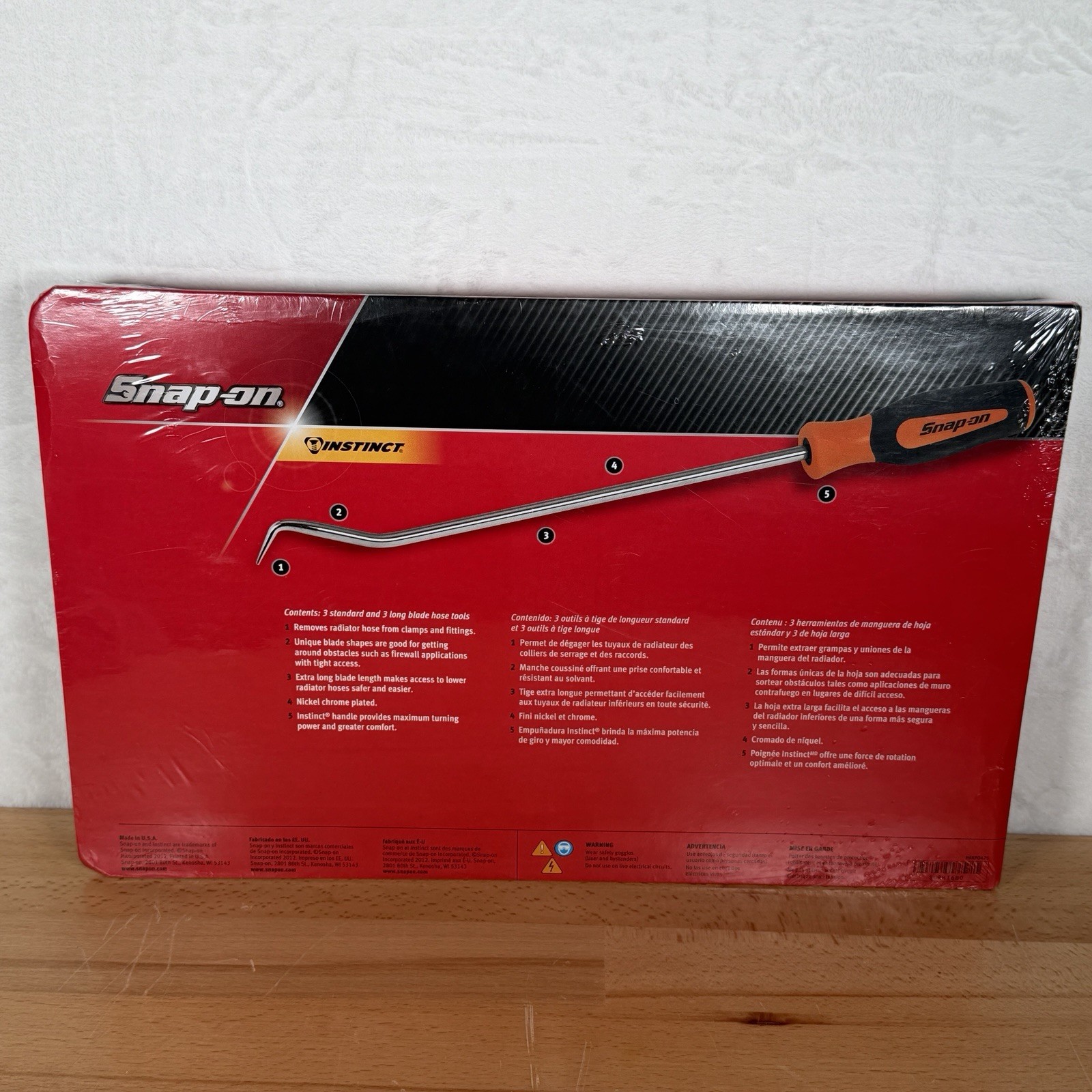 New Snap-on™ SGRHT6BO 6-piece Radiator Hose Pick Orange Soft Grip *NEW & SEALED*