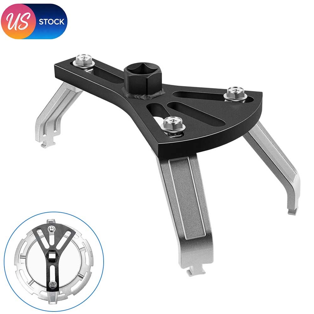 Car Fuel Pump Lock Ring Spanner Tool Adjustable Fuel Pump Tank Lid Remover Tool