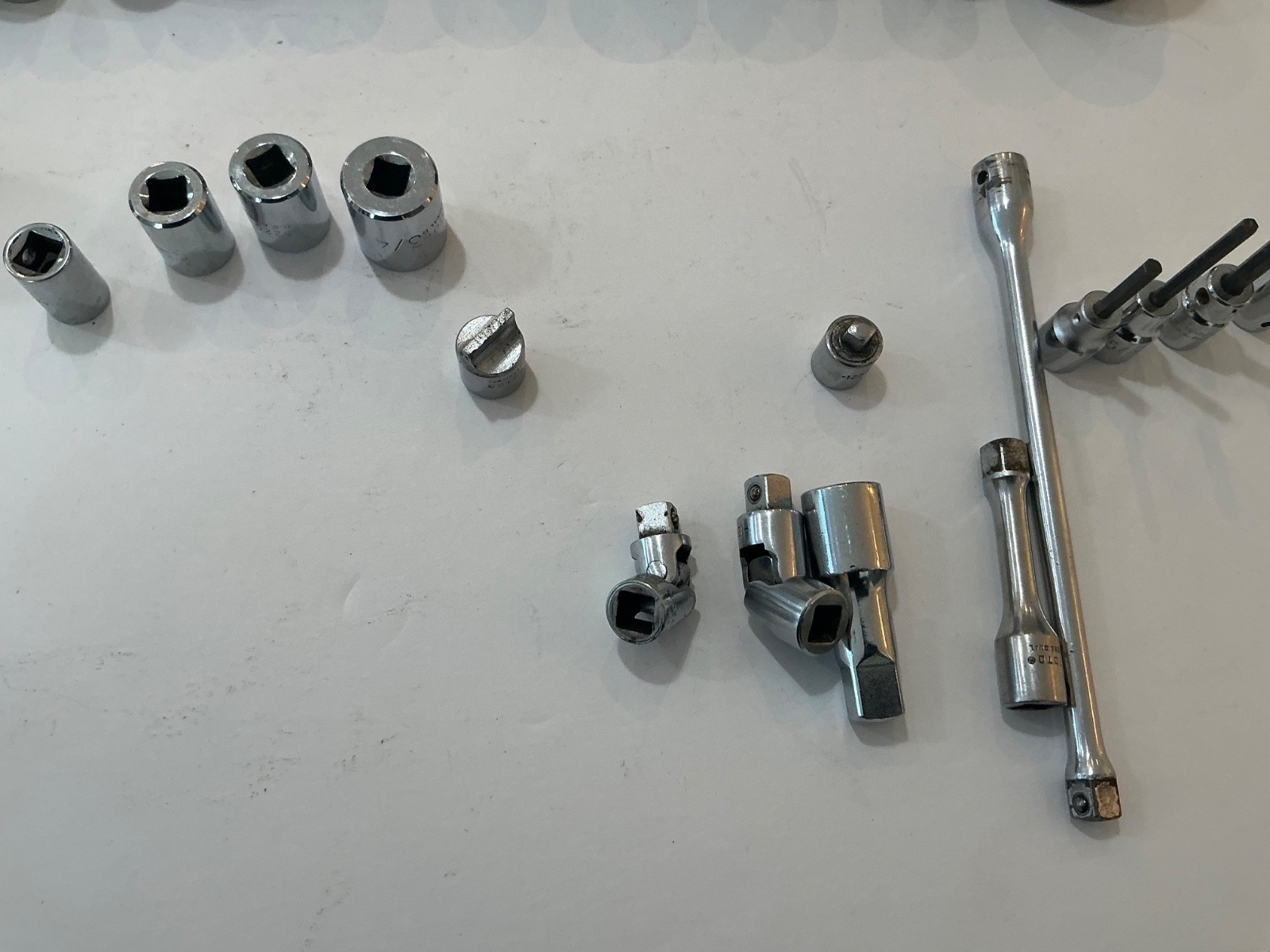 Asst Proto sockets, extensions, universals, 31 pc all for $65 USA made