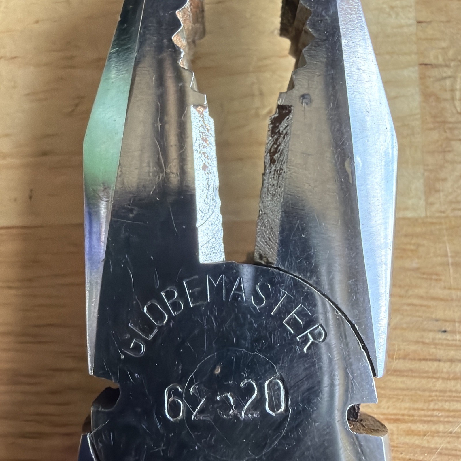 Globemaster 7″ Long Lineman Pliers W/ Side Cutters Orange 62520 Made in Italy