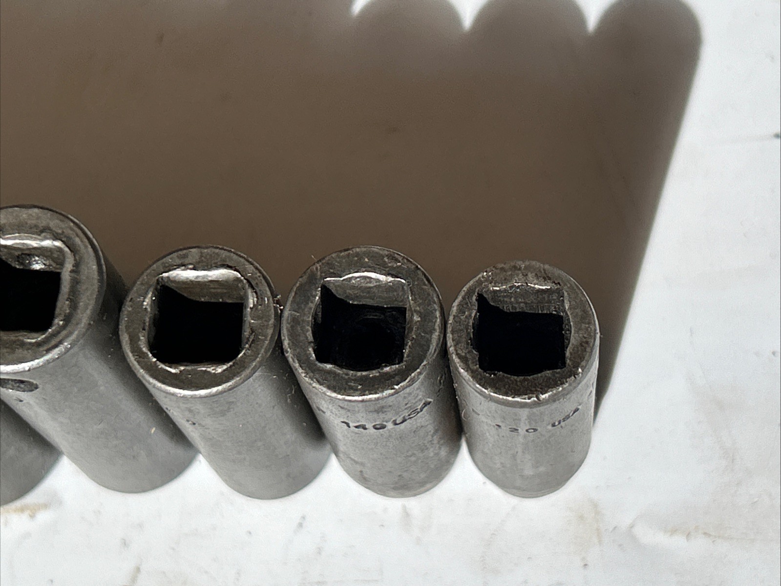 SNAP ON TOOLS 212SIMFYA 7pc 3/8 Dr 6pt SAE Deep Impact Socket Set 3/8″-3/4”