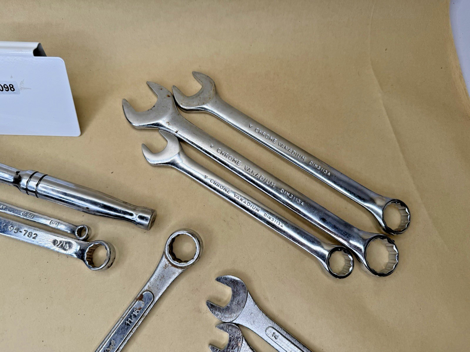 28 Pc Mixed Wrench Tool Lot Husky Craftsman Stanley Mastercraft Hyper Tough Chro
