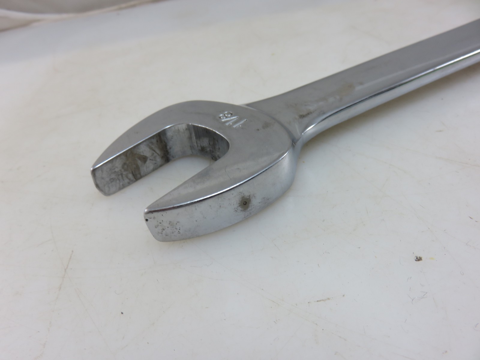 Snap-On OEX36 1-1/8″ Combination Wrench 12pt 15.5″ Long Vintage