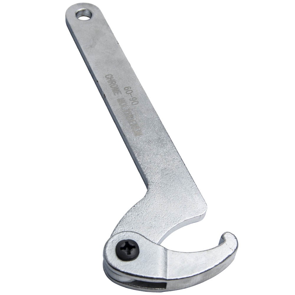 8x Adjustable Hook Pin Spanner Wrench Set Interchangeable Wrench Tool 35-120 New
