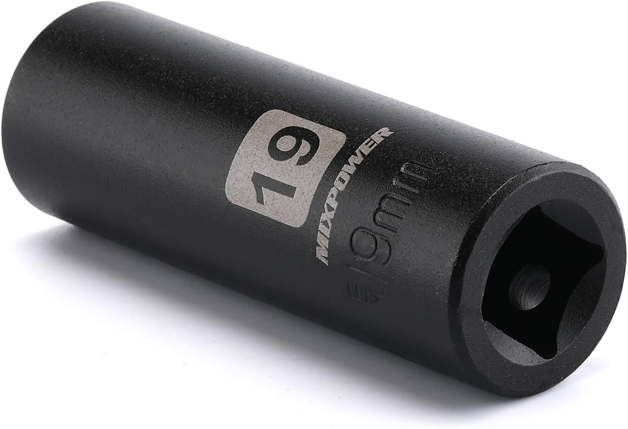 19mm Corrosion-Resistant 6-Point Impact Socket – Professional Quality Guarantee