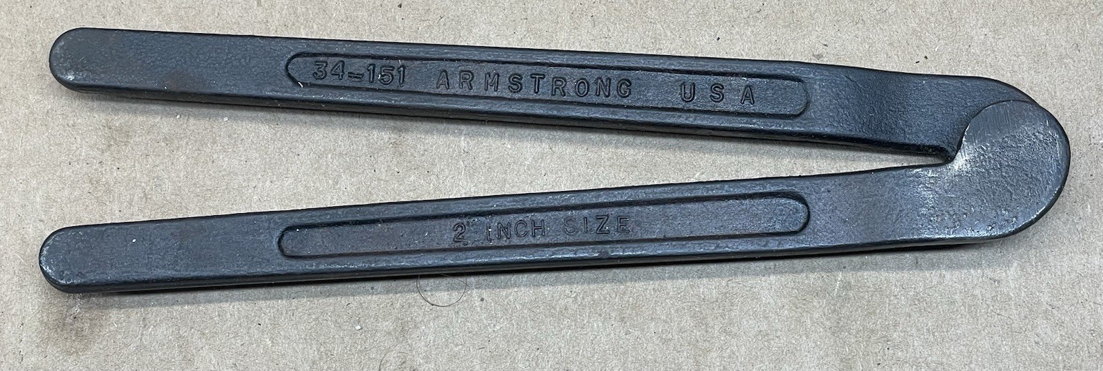 Armstrong 2″ Adjustable Face Pin Spanner Wrench 34-151 USA Made
