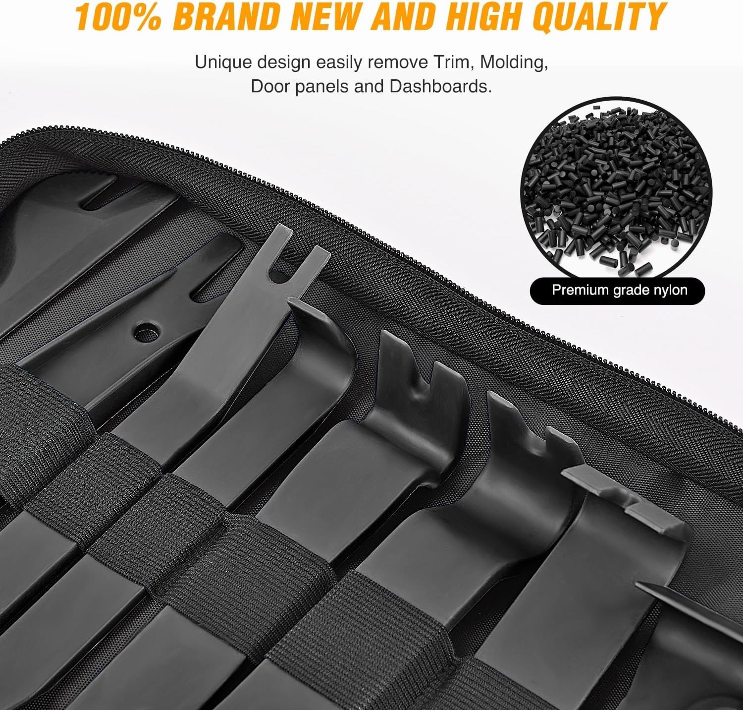 Comprehensive 330-Pcs Automotive Trim Removal Tool Set with Portable Carry Bag
