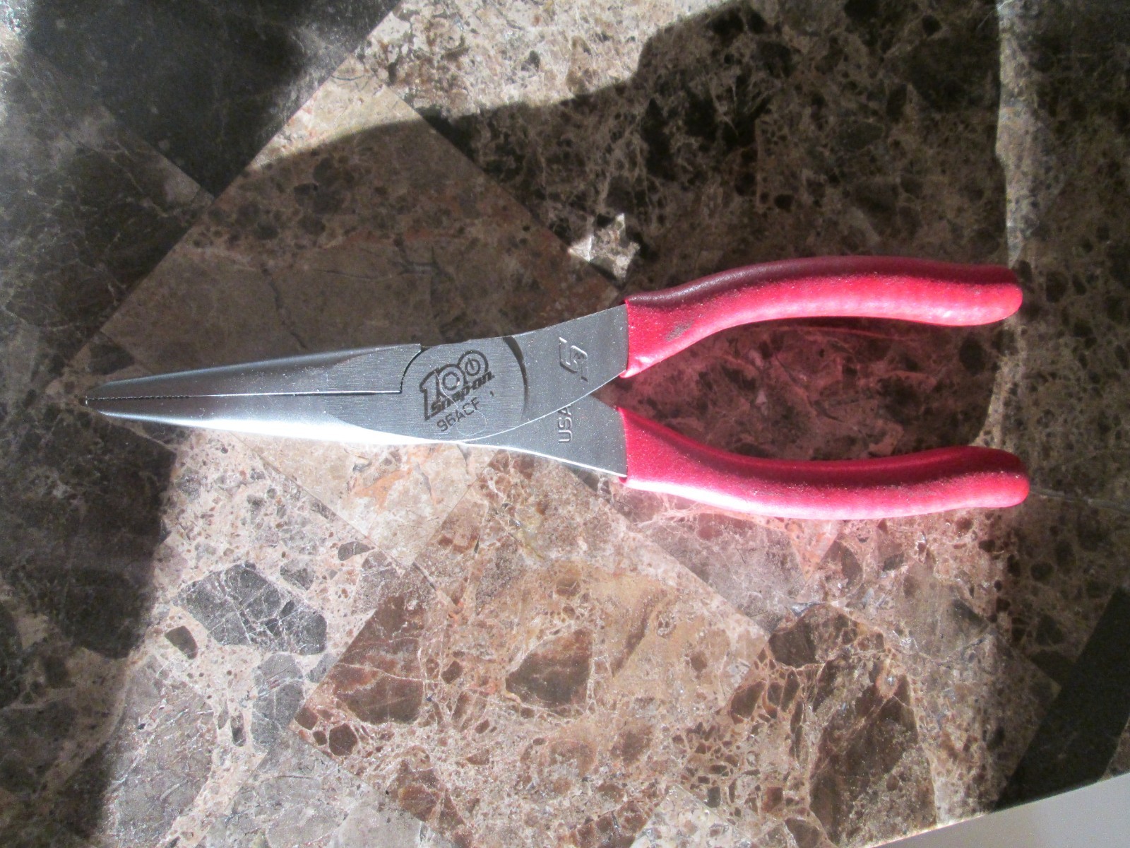 snap-on tools 100 year ann needle nose pliers new 96acf