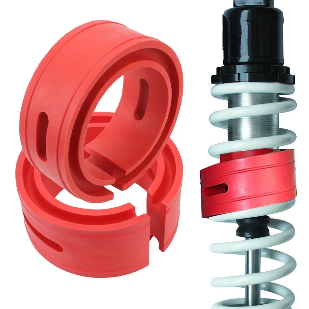 Vehicle Rubber Shock Spring Buffer Compatible with 1.45 to 1.65 Inch Spacing