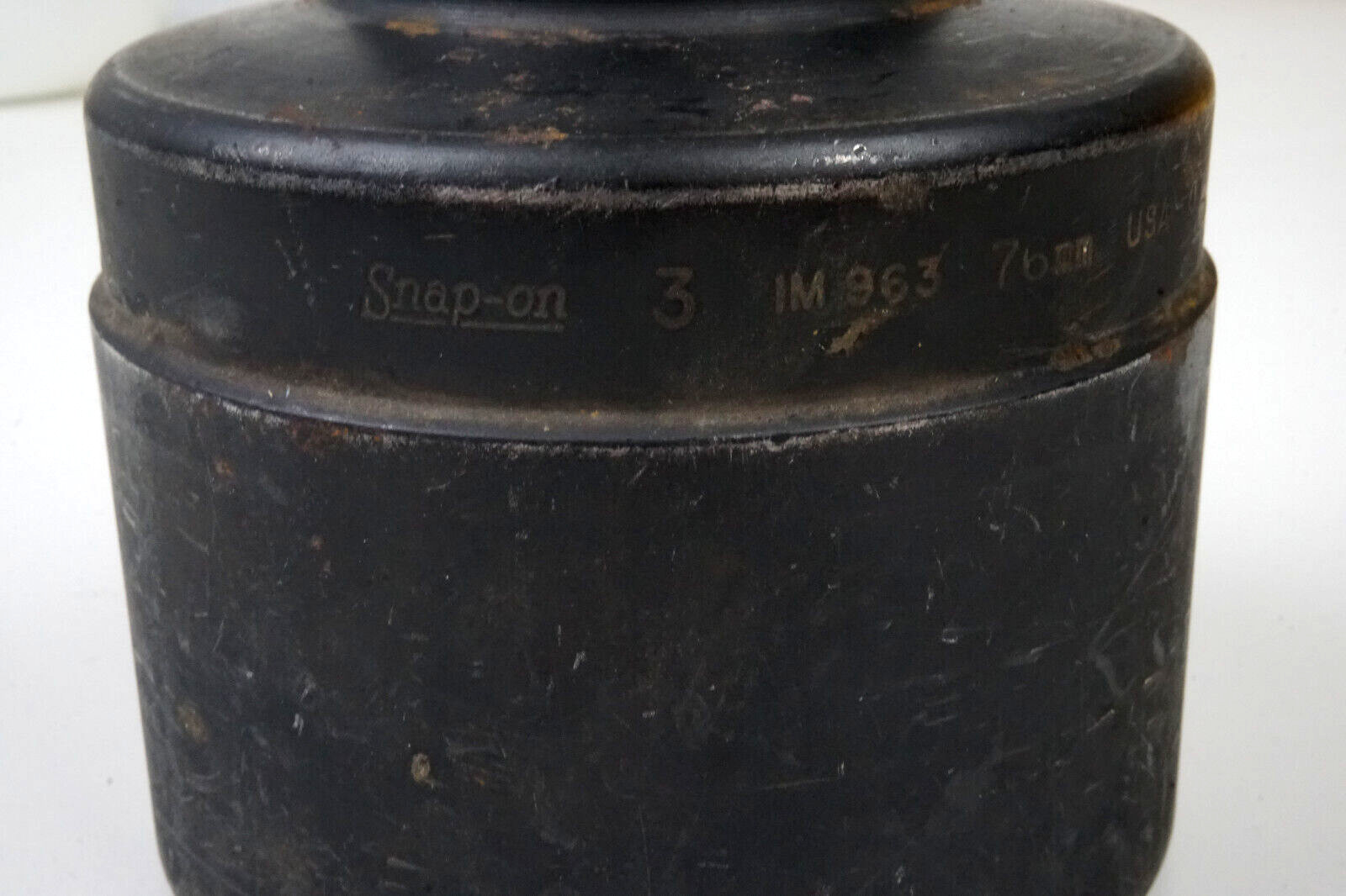 Snap-on 3″ 76mm 6 Point Shallow Impact Socket 1″ Drive IM963 USA
