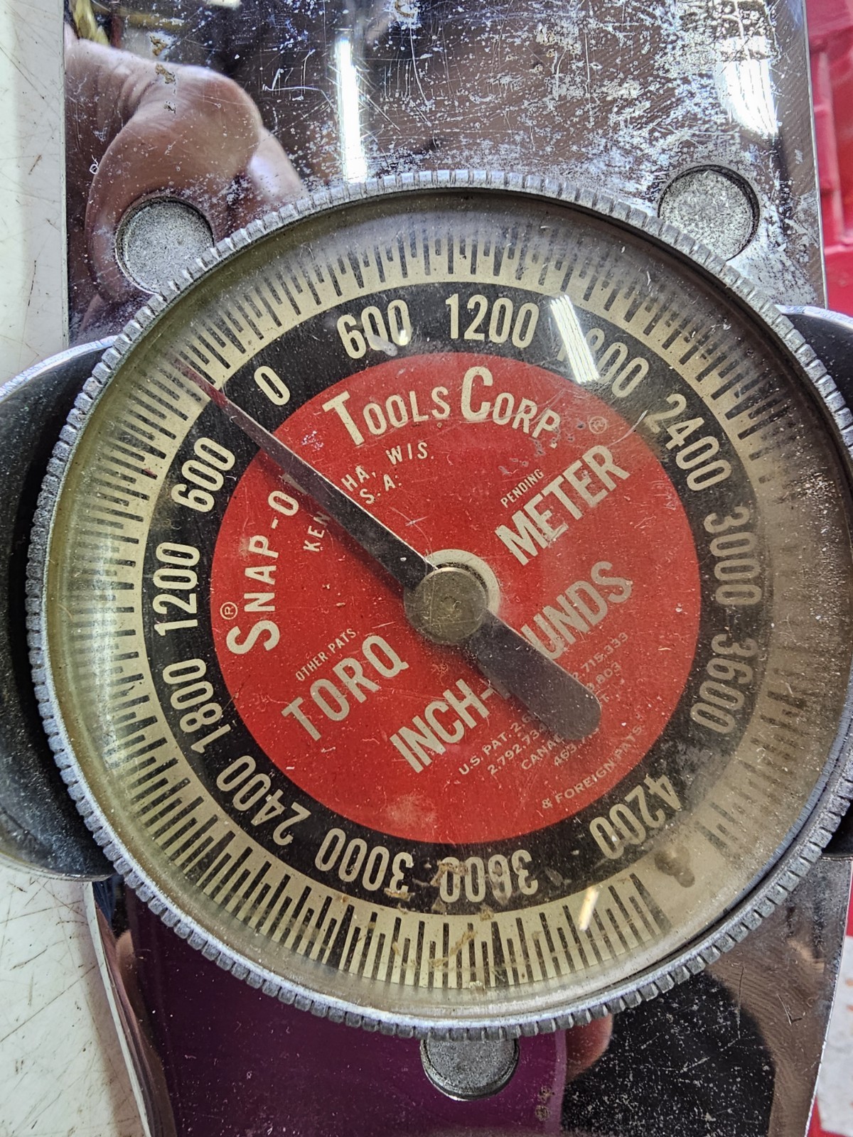SNAP ON TORQUE METER WRENCH TORQOMETER 0 THRU 4200 TE353 S/N1034