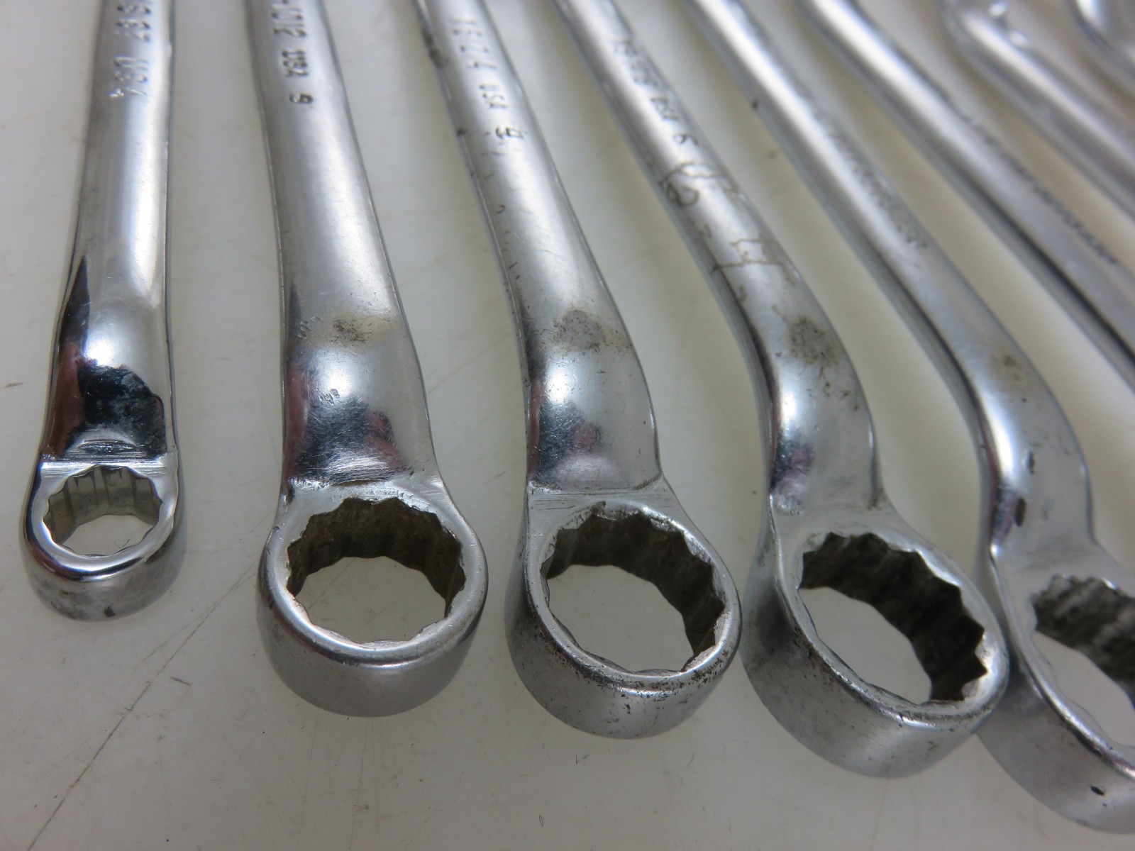 Snap-On XS Series SHORT 10° Offset Box End Wrench 8pc Set 3/16″-13/16″ 12pt