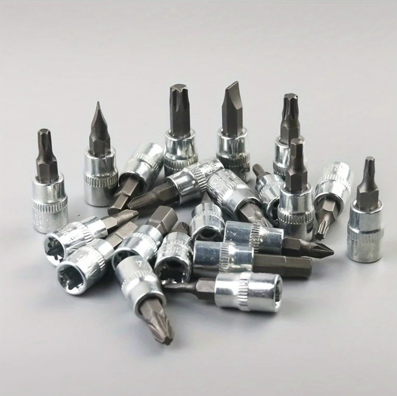 46pcs Car Repair Tool Kit Ratchet Wrench Screwdriver Socket Set for Auto & Bike