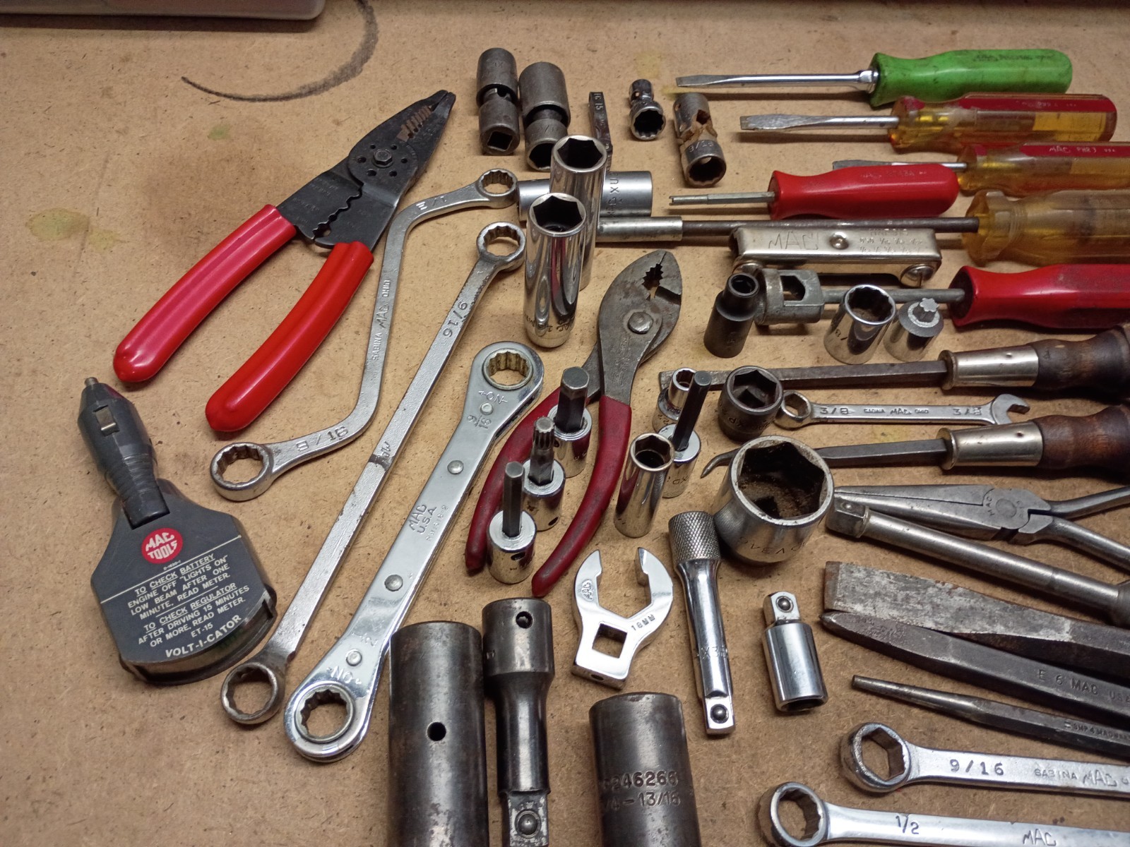 Huge Lot of 50 pc. MAC Tools – Wrenches, Sockets & Much More.