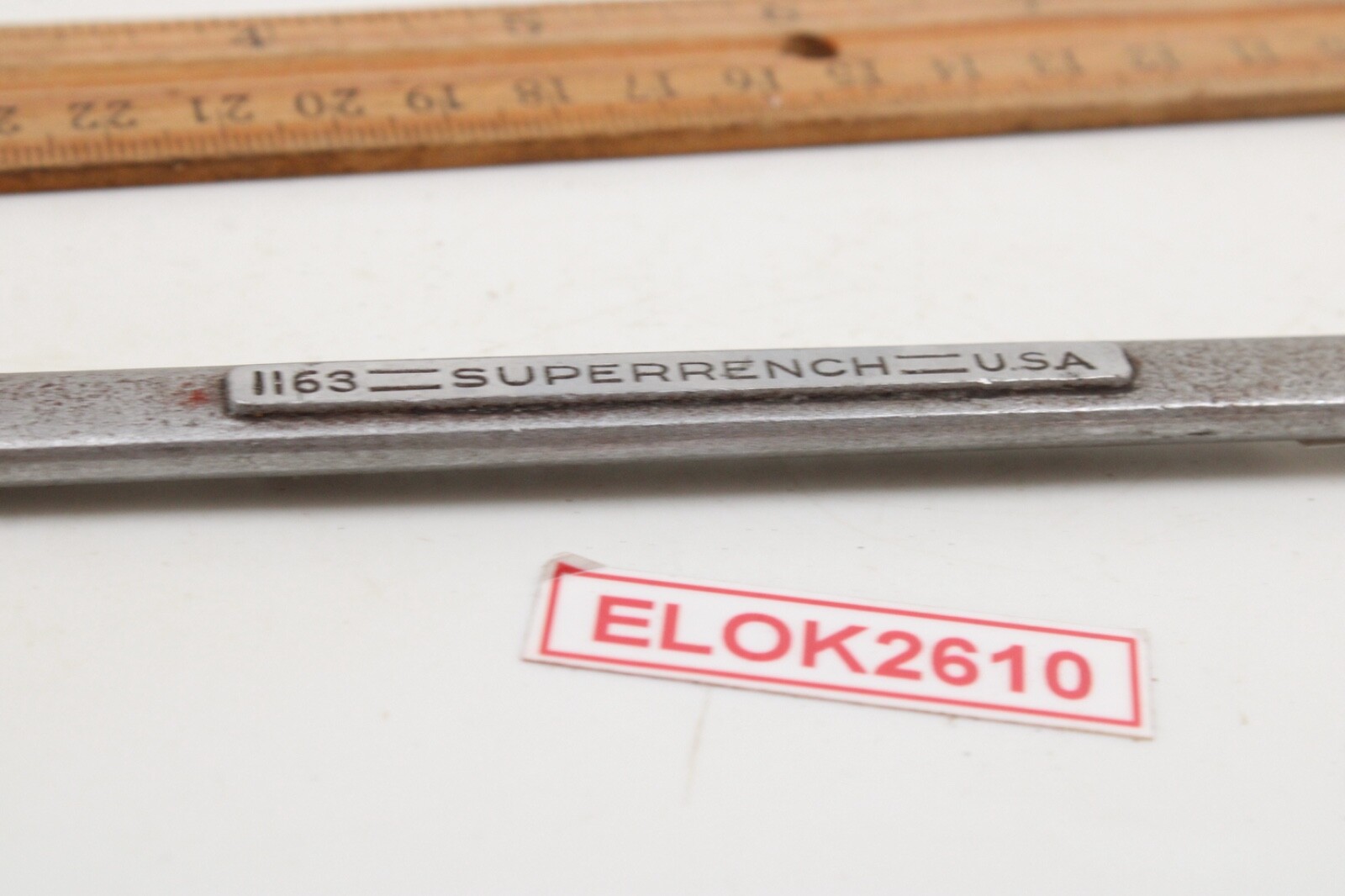 Williams Tools 1163 Superrench 9/16″ SAE Combination Wrench 12 Pt. Vintage USA