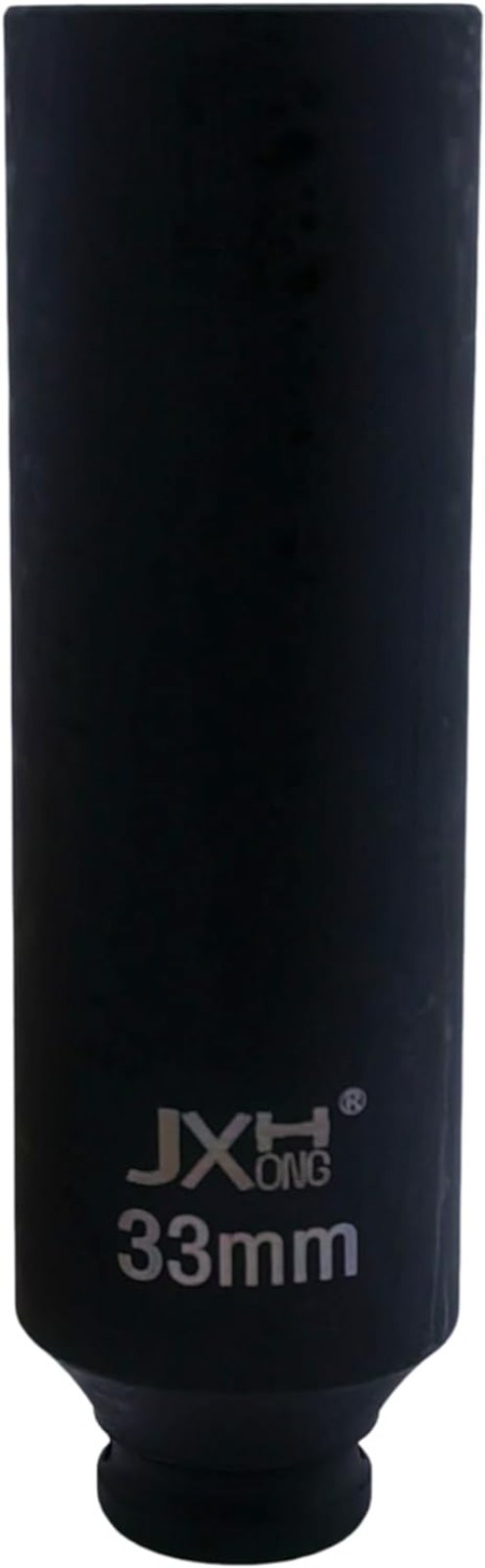 1/2-Inch Drive Extra Deep Impact Socket 33mm 6-Point 6.3-Inch Long
