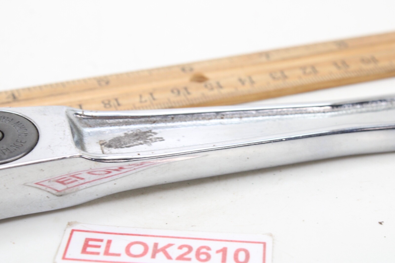 Snap-on FN720A 3/8″ Drive 6″ Long Chrome Short Handle Ratchet USA