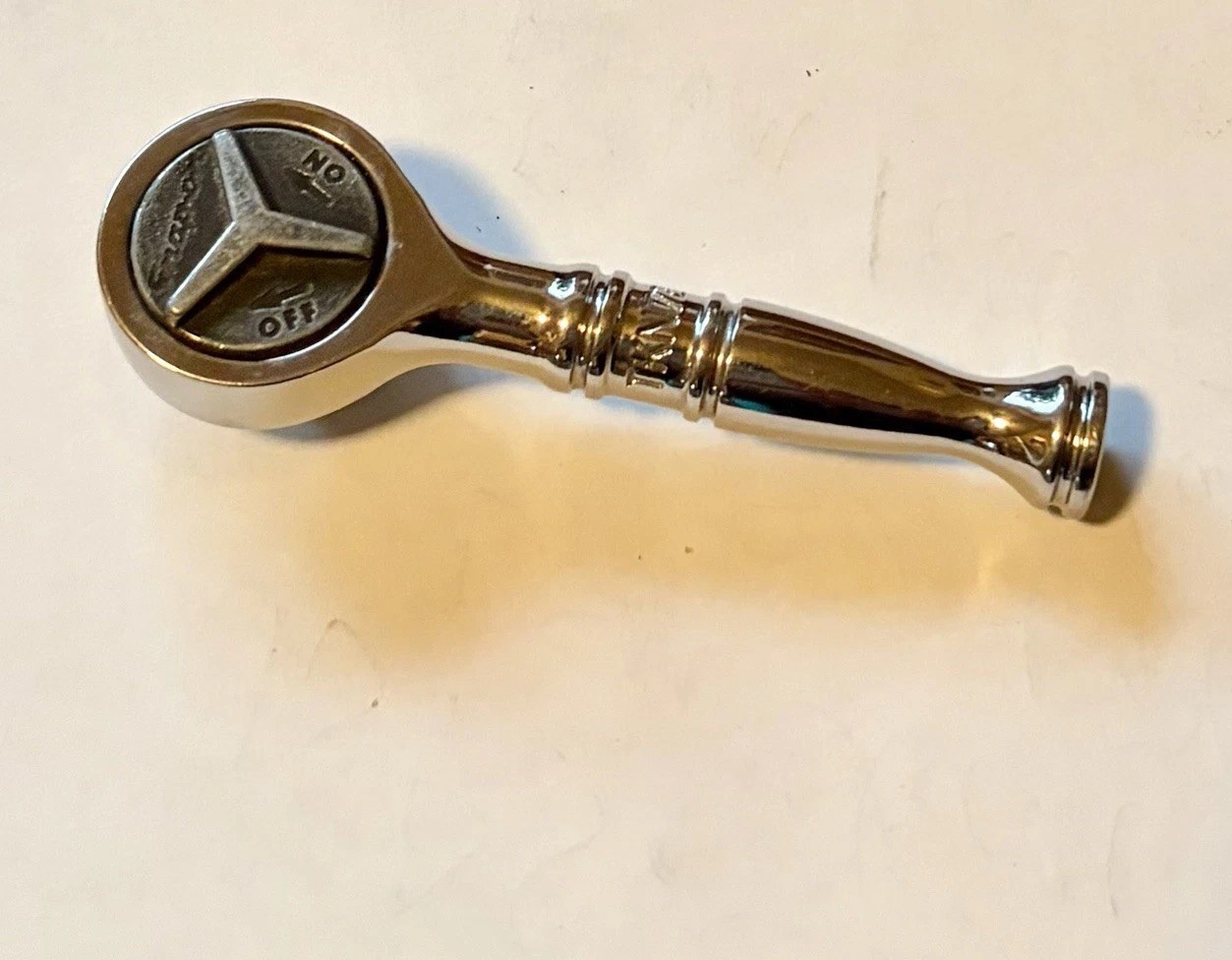 Snap On Usa Mini Ratchet Round Quarter Inch Drive Stubby Ratchet # TKN72 ￼VGC