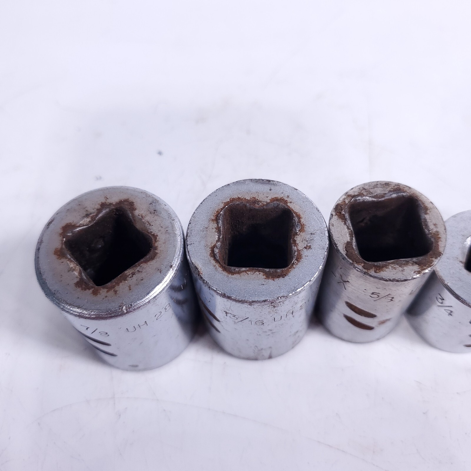 Mixed Lot 6 pcs. Par-X Shallow Sockets SAE UH281 UH261 UH201 UH 220 UH8