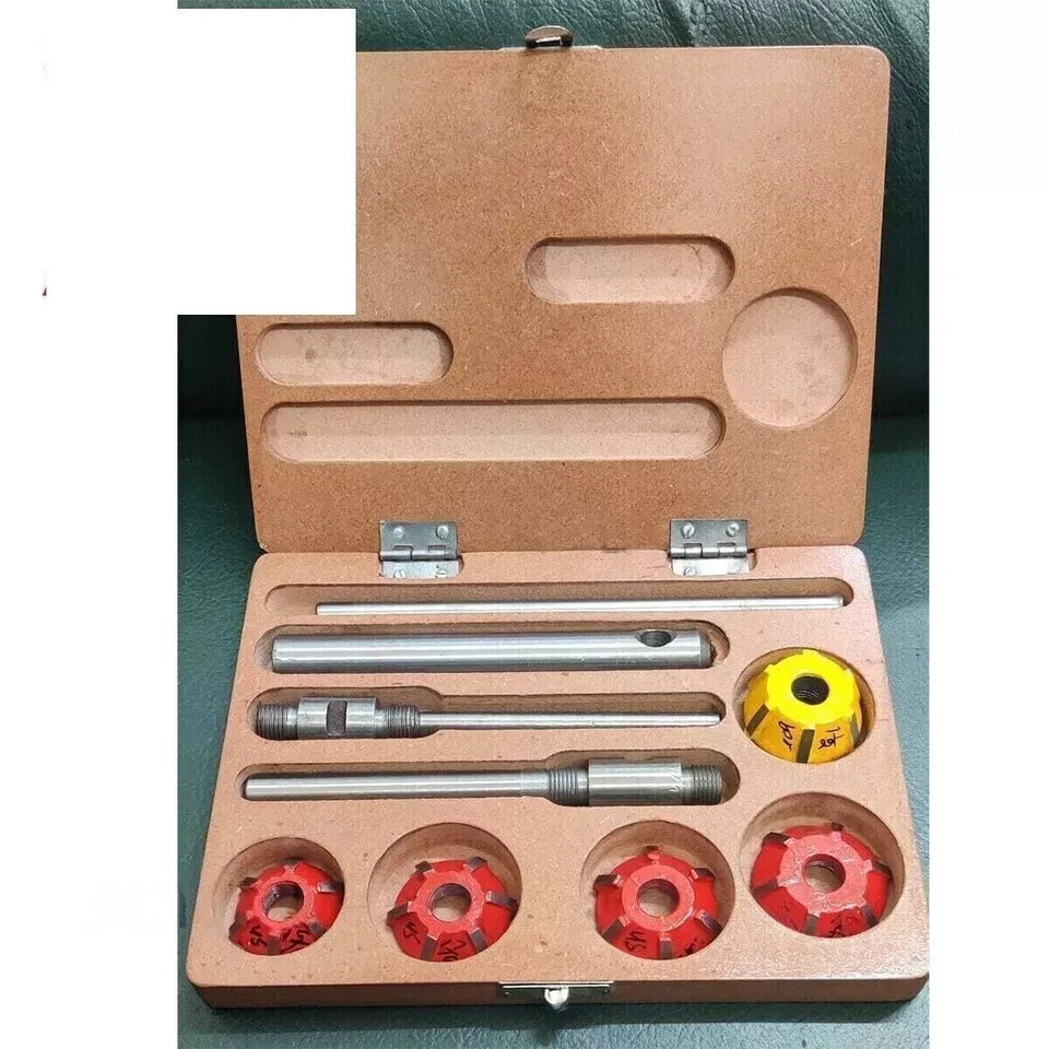 Carbide Tipped Valve Seat Face Cutter Set Of 5 Pieces Kit Cutters Tip