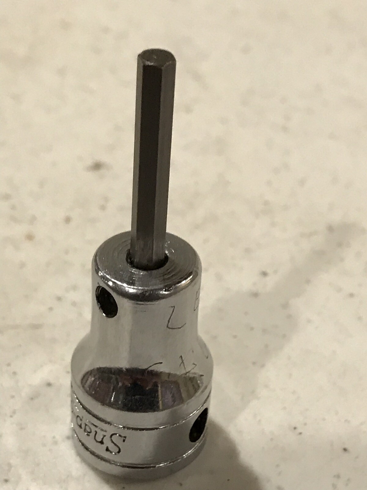 SNAP ON 9/64″ SAE HEX BIT SOCKET DRIVER. 3/8″ DRIVE FA4.5A USA