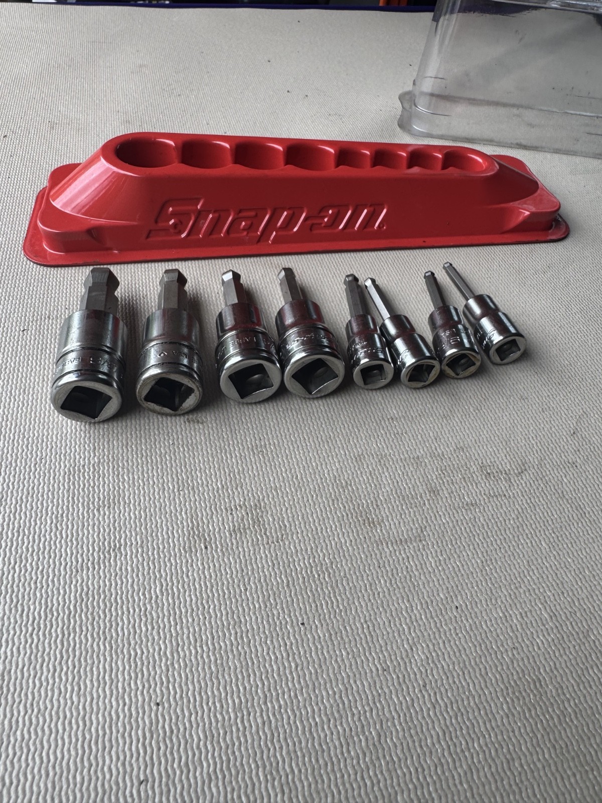 Snap-On 208eftaby 8 pc 1/4″ & 3/8″ drive sae ball hex socket driver set
