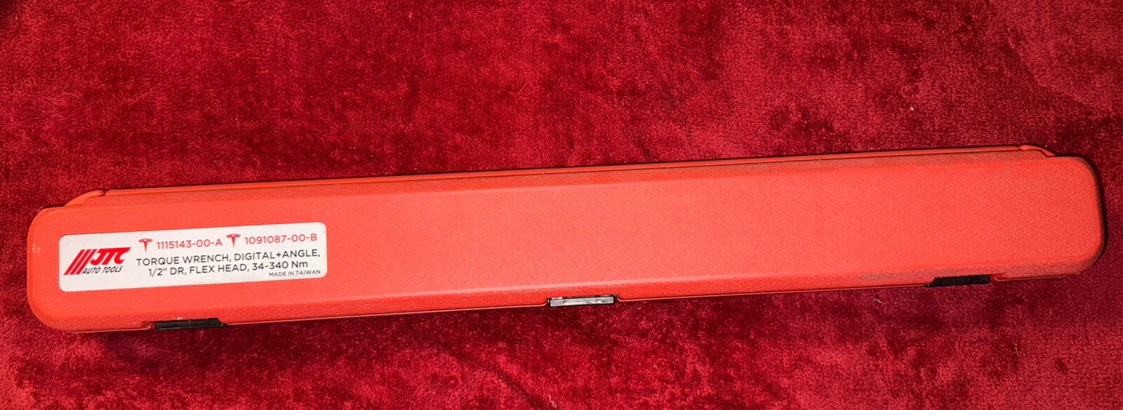 JTC AUTO TOOLS Digital ADJUSTABLE TORQUE WRENCH 1470 1115143-00A 1091087-00-B