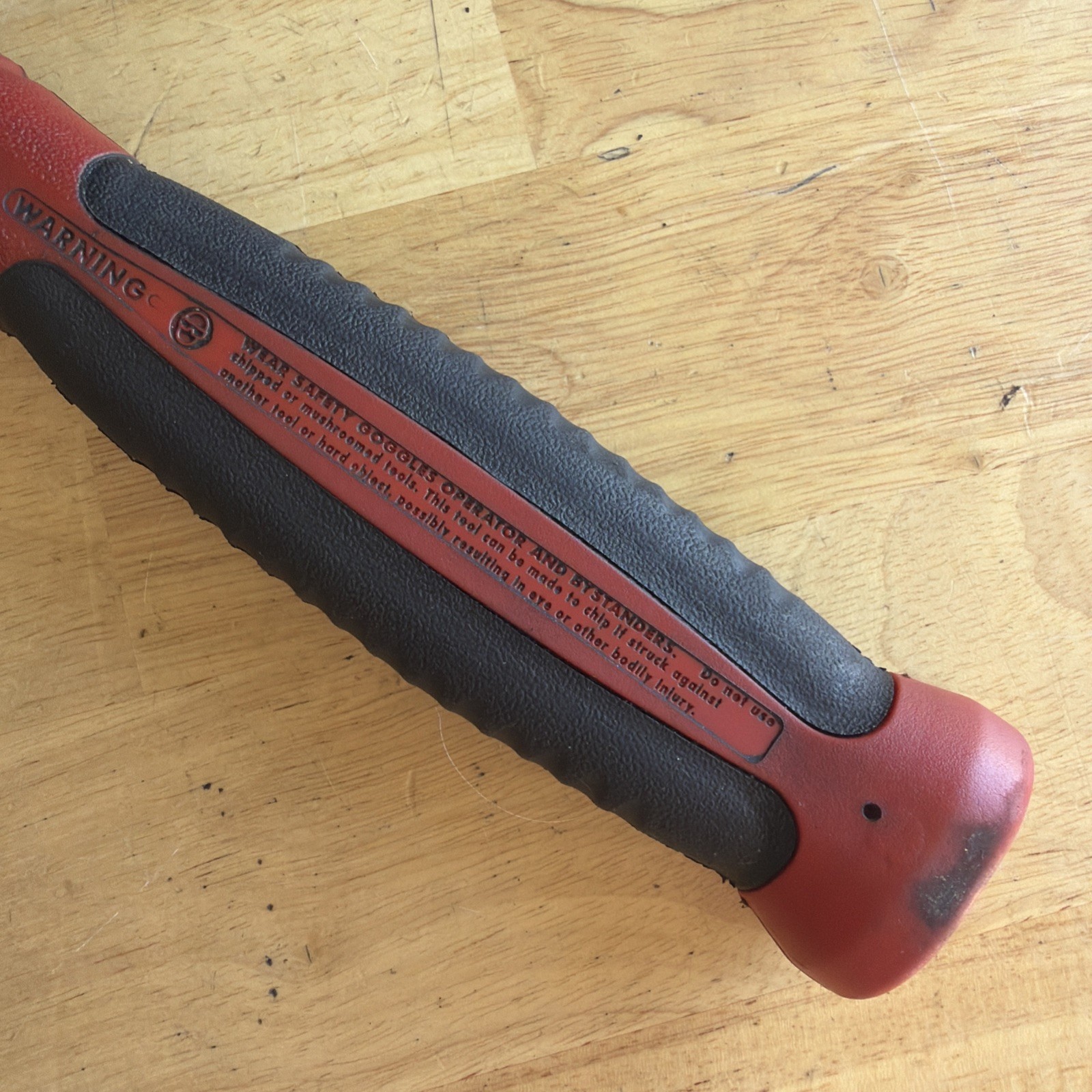 Snap On Tools 32 oz Ball Peen Dead Blow Hammer Red HBBD32 Made in USA