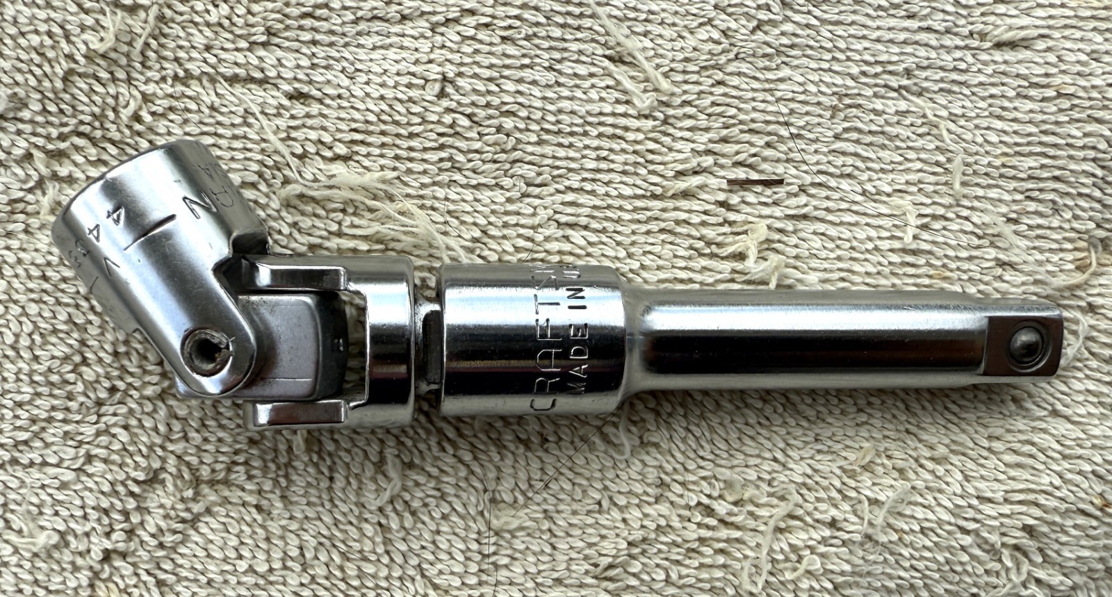 VTG CRAFTSMAN 3/8″ DRIVE 3″ EXTENTI0N -V- NO. 44264 & 3/8″ DRIVE UNI NO. 4435
