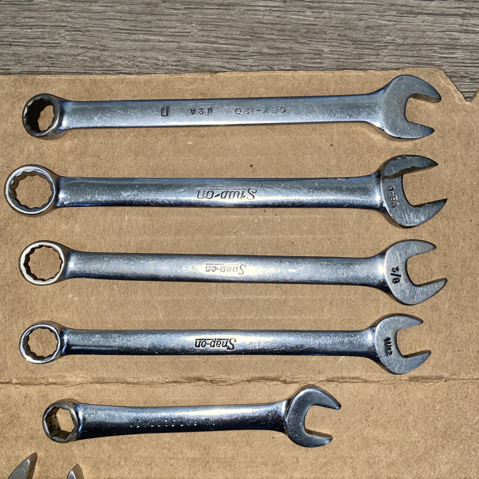 17 Snap On Combination Wrenches 8MM-15MM, 17MM-19MM & 6 Other Wrenches
