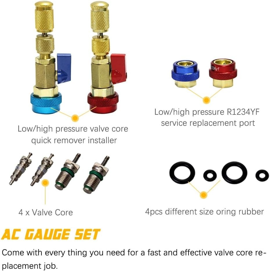Automotive Air Conditioning Repair Tool Set