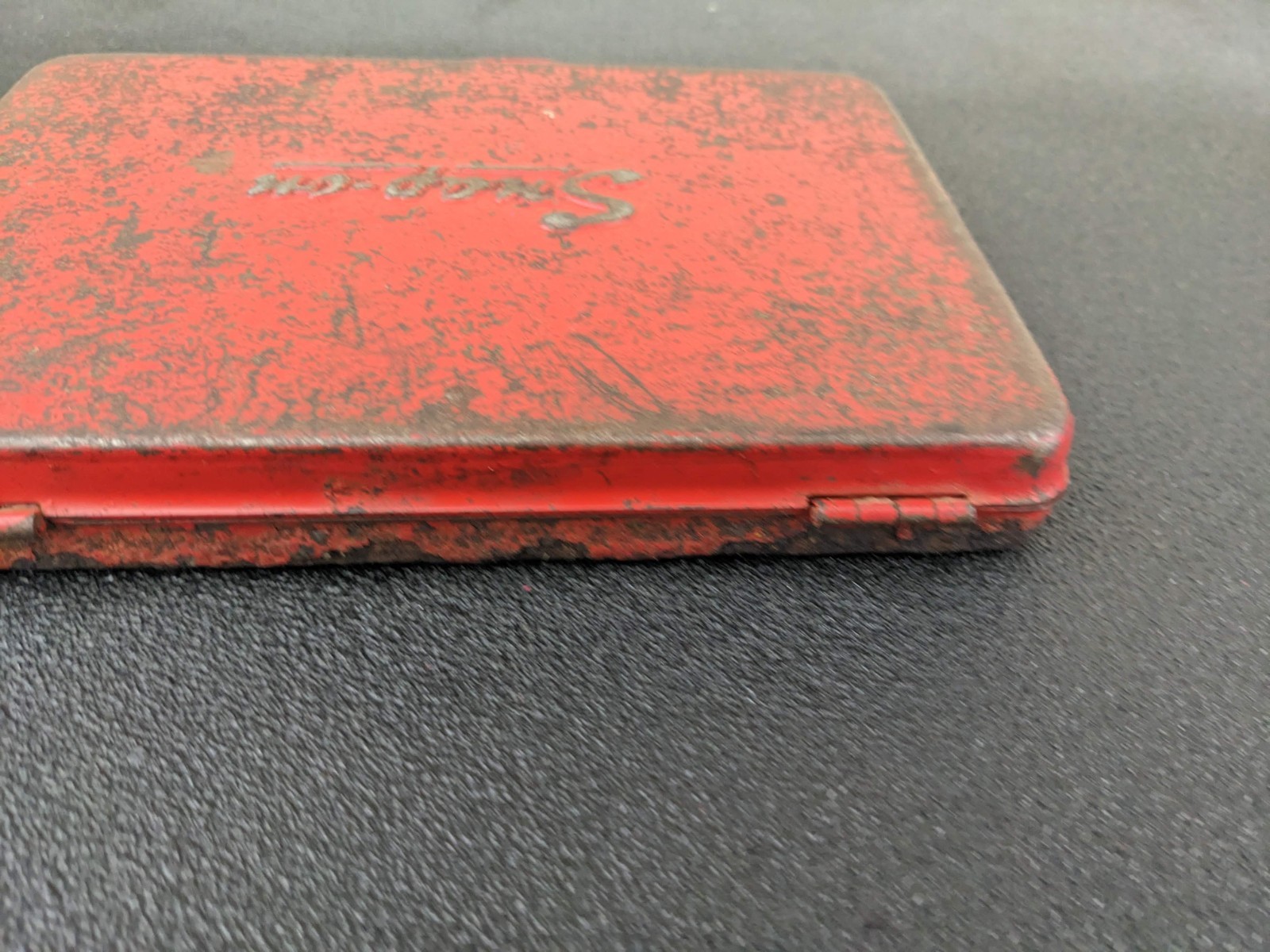 #bp277 Snap On KRA-275 Tool Box Red Metal Case for 1/4″ Drive Socket Set