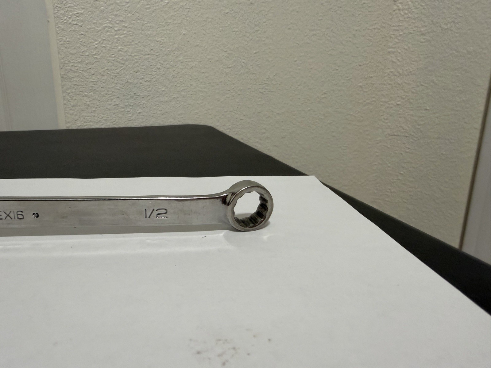 Snap On 1/2” Flank Drive Combination Wrench SAE SOEX16 Made In USA