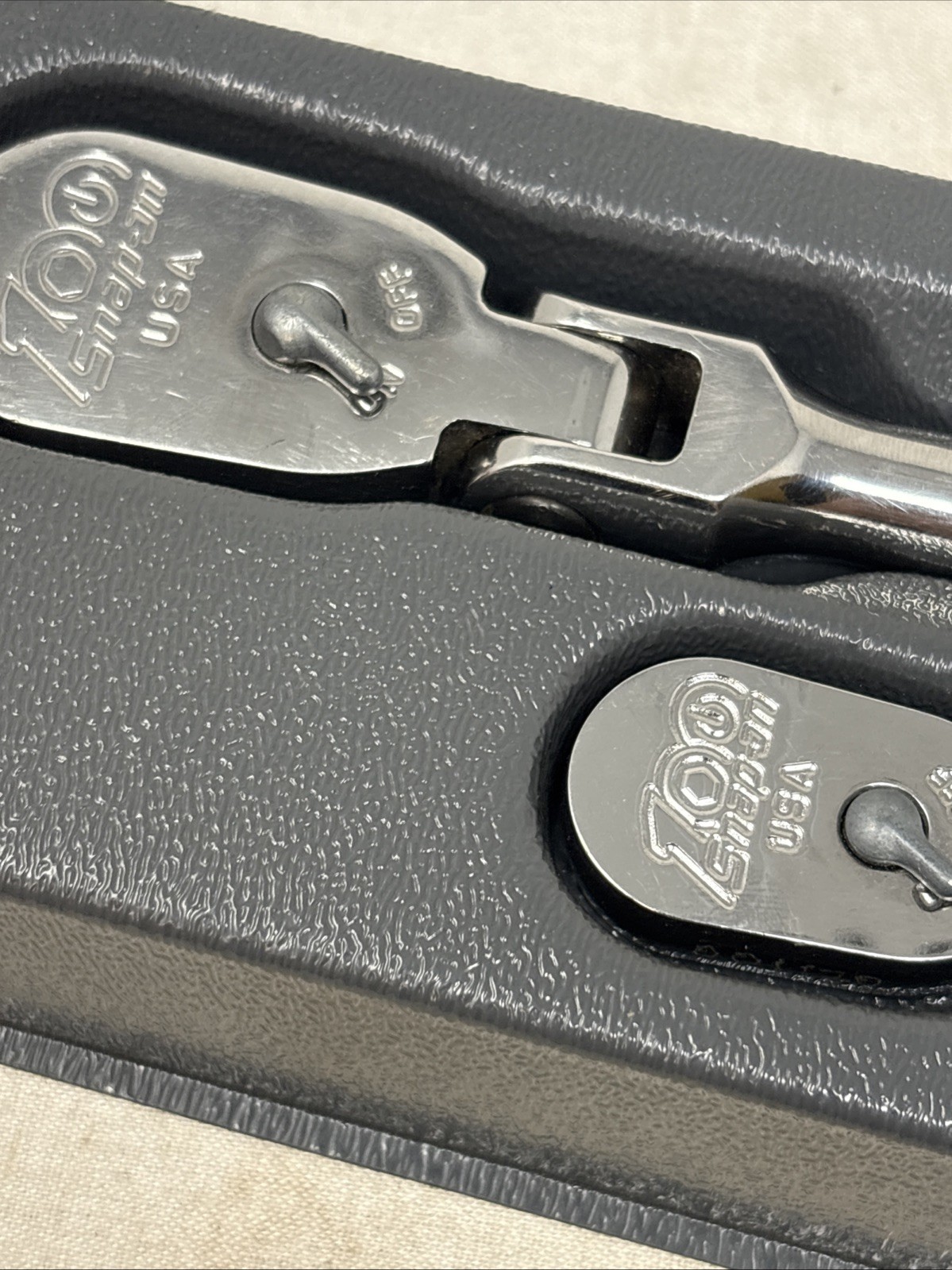 Snap-on Tools NEW RARE 100TH ANNIVERSARY 2pc Flex-Head Ratchet Set RAT2TFLFCE