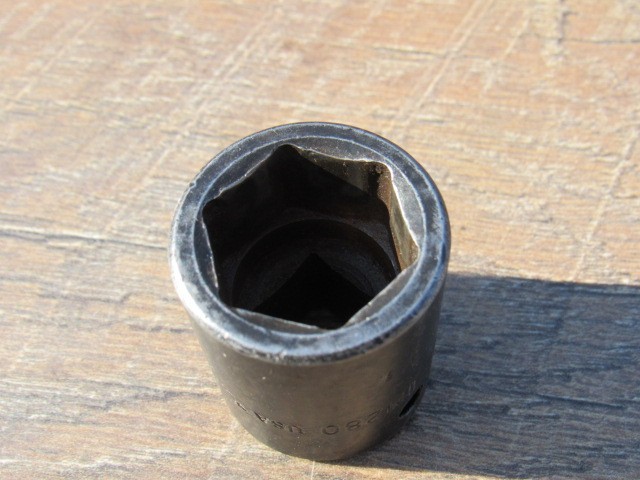 SNAP ON 7/8″ IM280 1/2″ DRIVE SHALLOW IMPACT SOCKET 6 PT IM 280 UNDERLINE LOGO