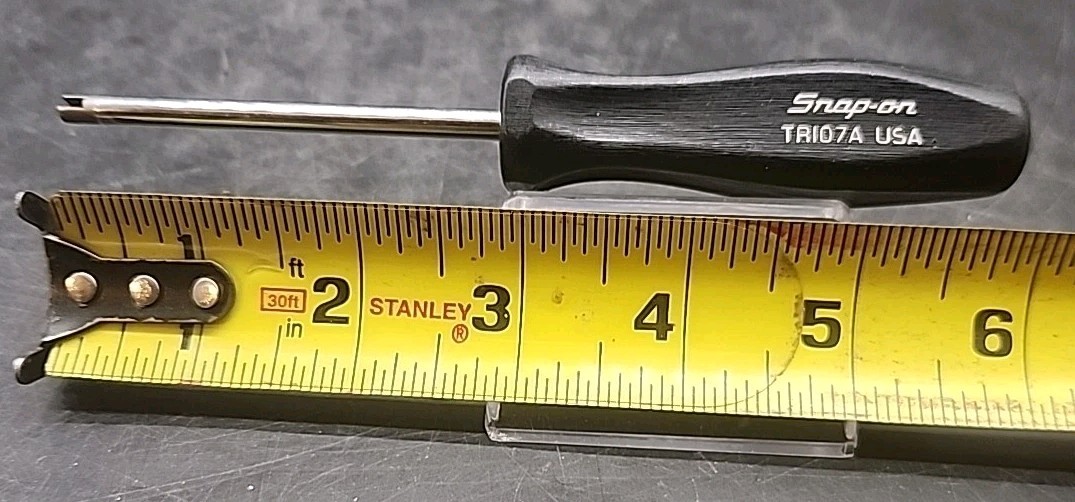 SNAP-ON Tools USA Black Hard Grip Tire Valve Core Tool TR107A