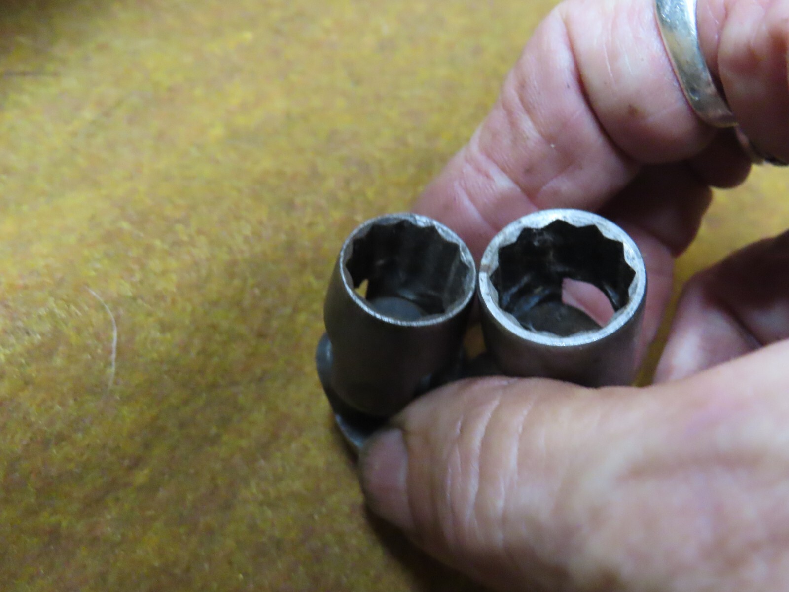 Plomb 5475,5476,1/2″Dr Universal Sockets,L.A.~V-PLVMB-V logo,~GD+🤠PL4.29.25R