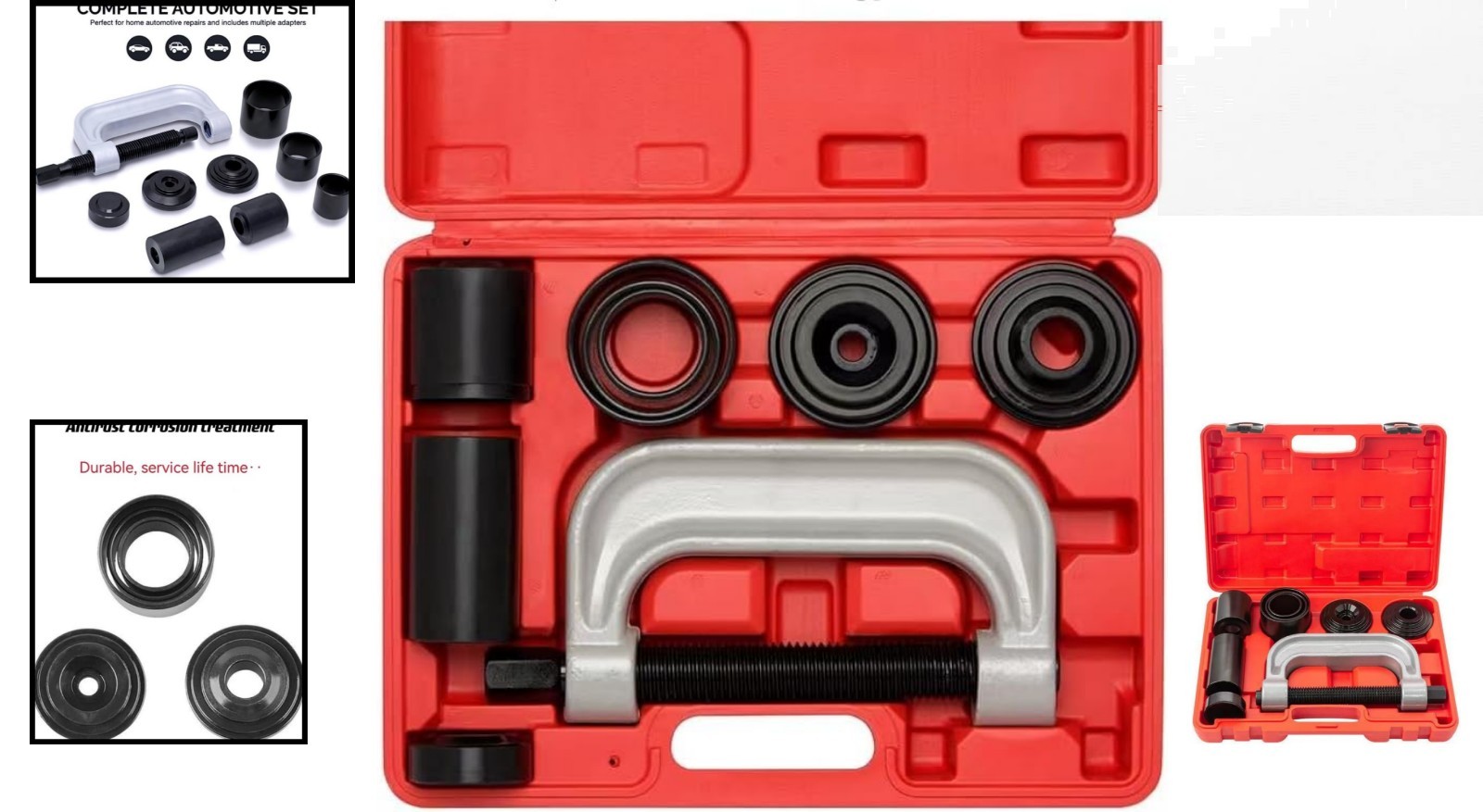 Universal 10PC Ball Joint Removal Tool Kit for Light Trucks & Cars – Durable