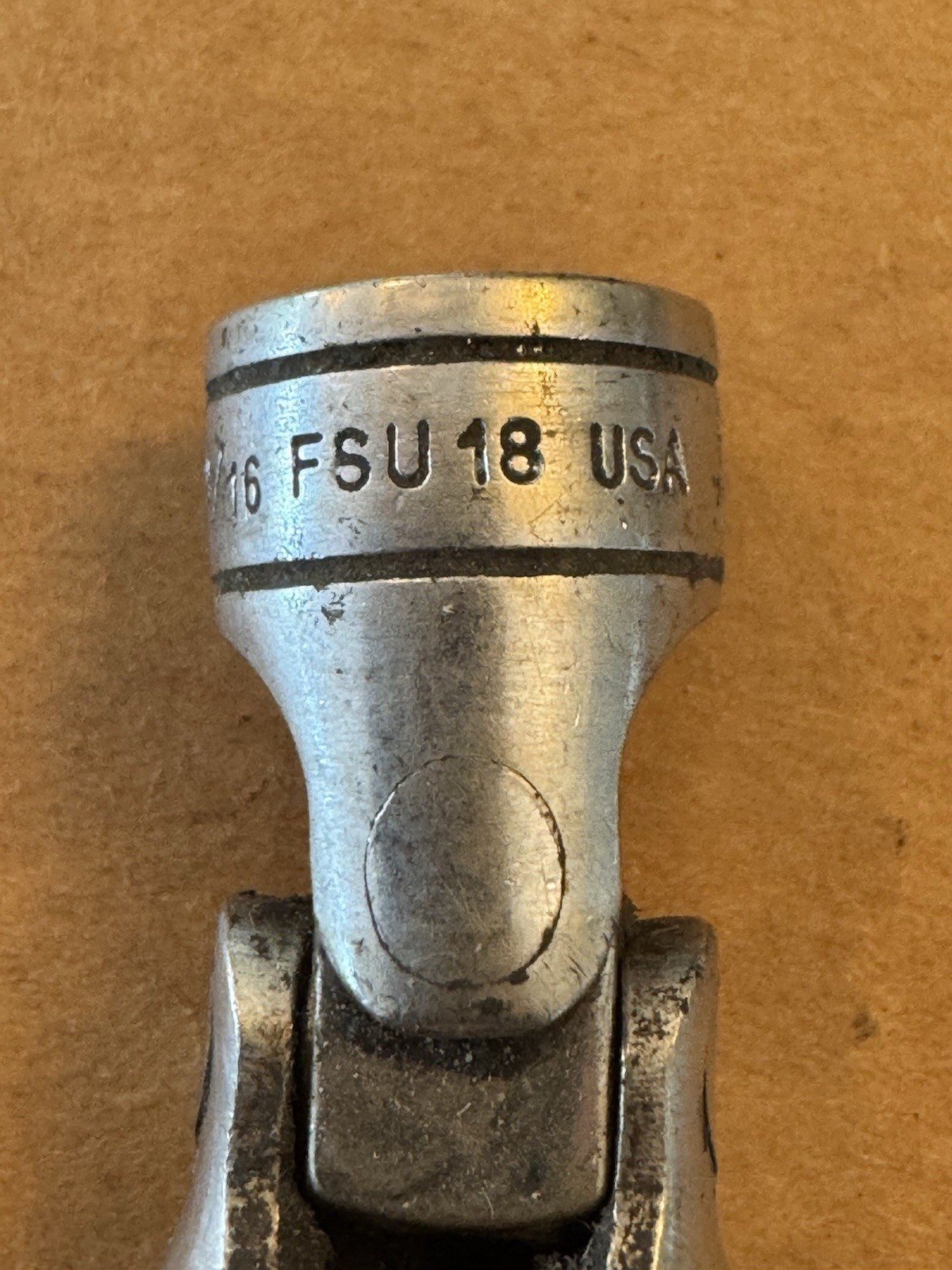 Vintage Snap-on USA Universal Swivel Sockets Lot FSU FSU16 S9704 TM 5/16-13/16