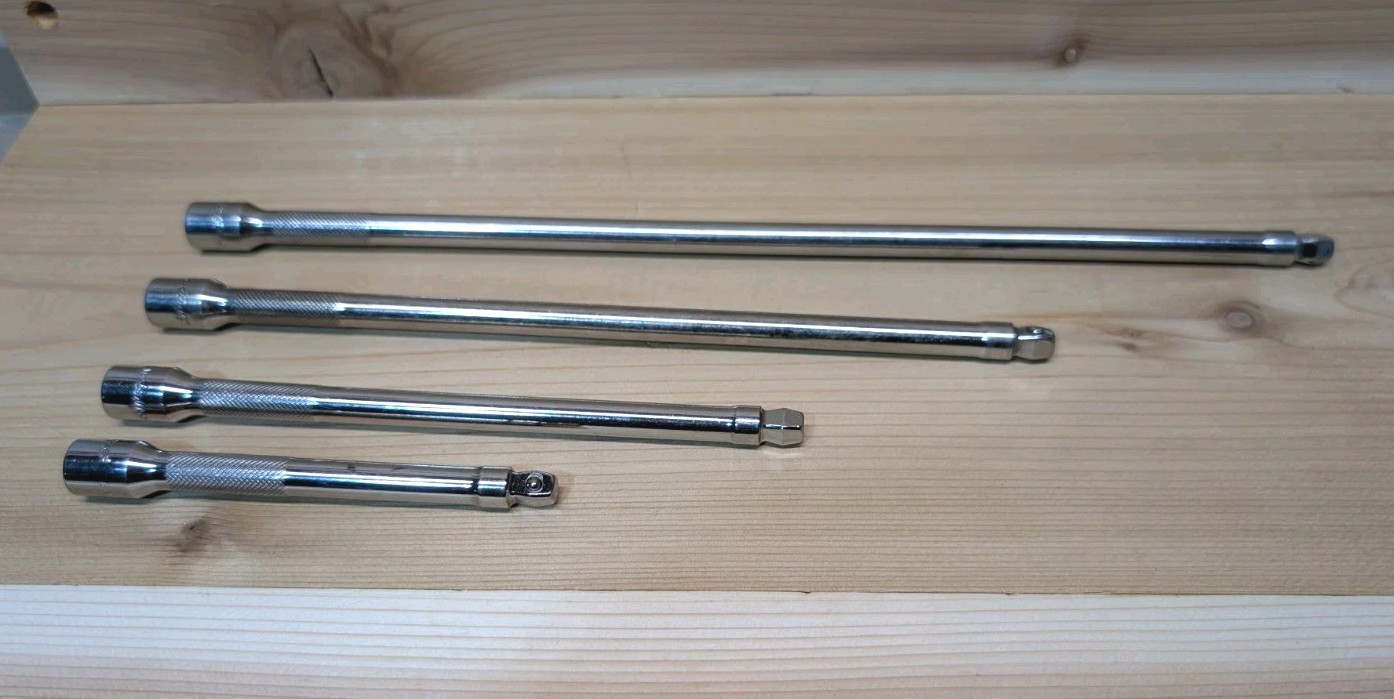 Snap On 1/4” Wobble Extensions 4 Piece Set – 4″, 6″, 8″, 10″