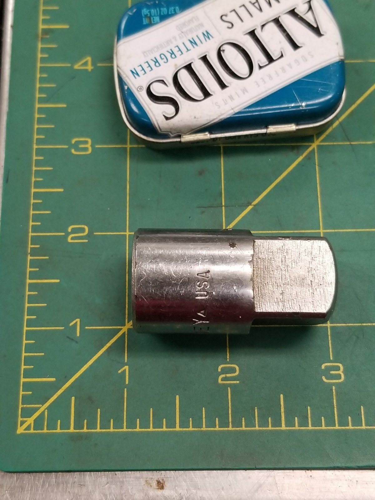 Bonney 4298 USA 1/2″ F to 3/4″ M Drive Socket Adapter Vintage