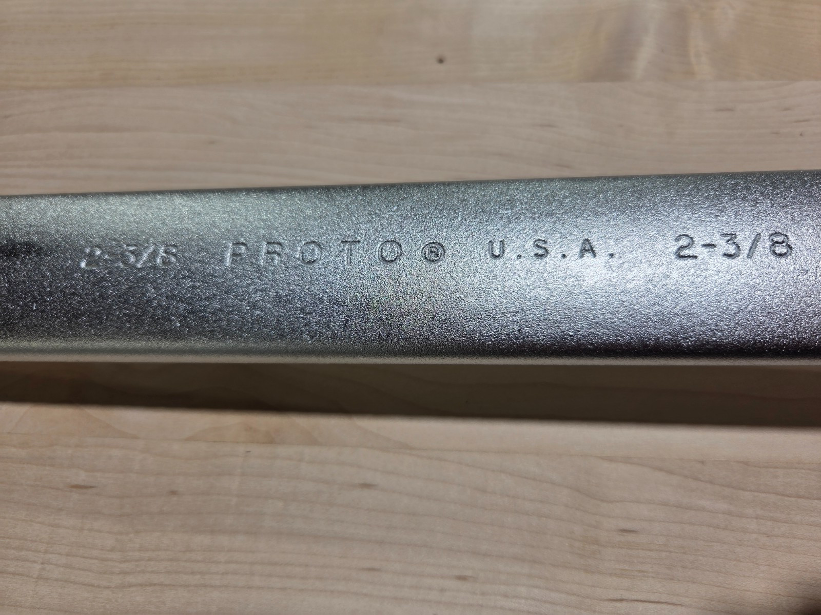 NEW Proto Professional 1276 2-3/8 inch Combination Wrench