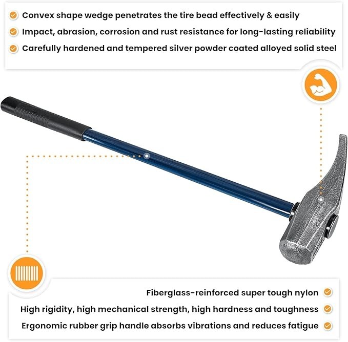 Tire Hammer Replace for Ken-Tool 35429 Tire Bead Breaker Wedge 32 in