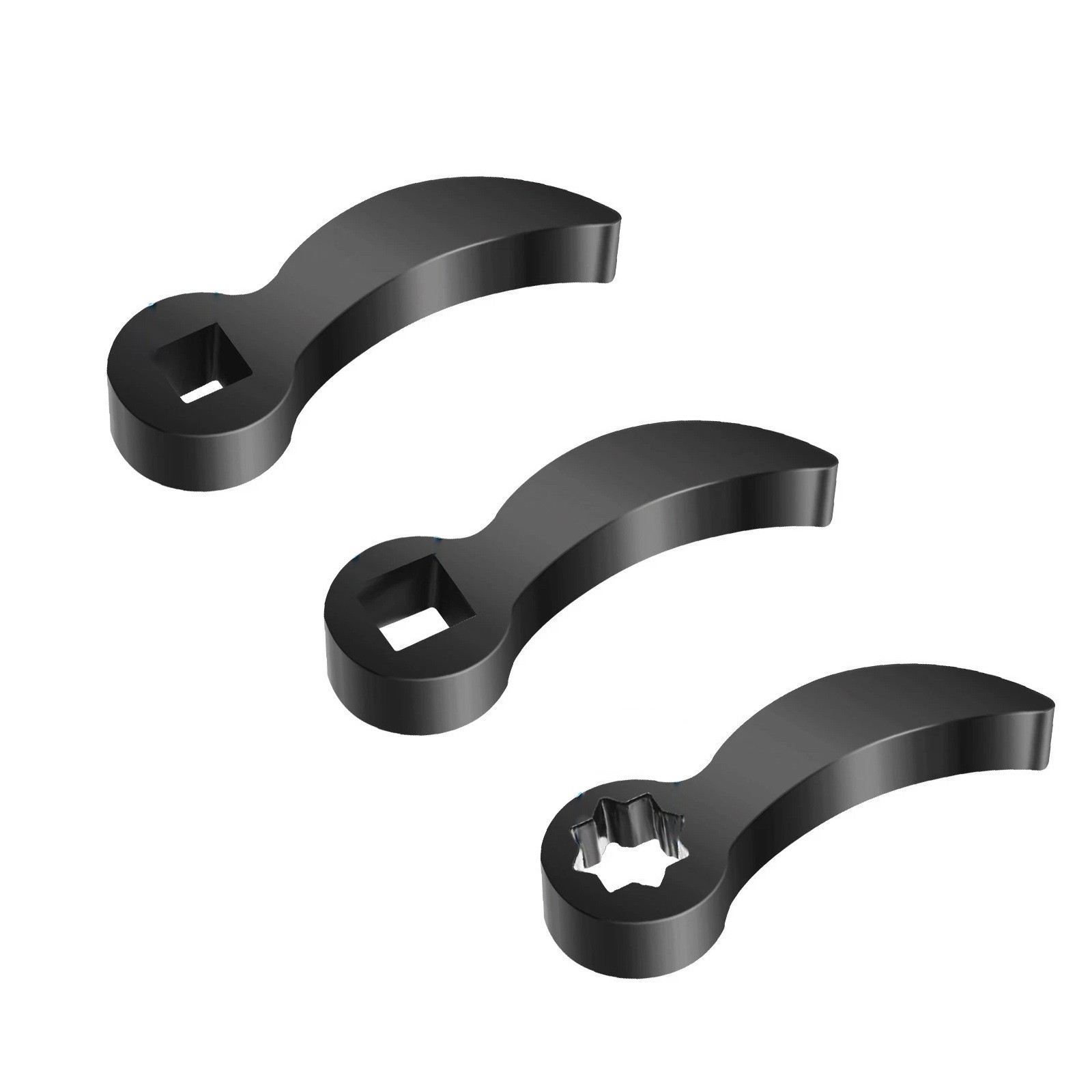 3 PCS 1/2 Inch Drive Crowbar Adapter Head for Transmission Linkage Adjustment