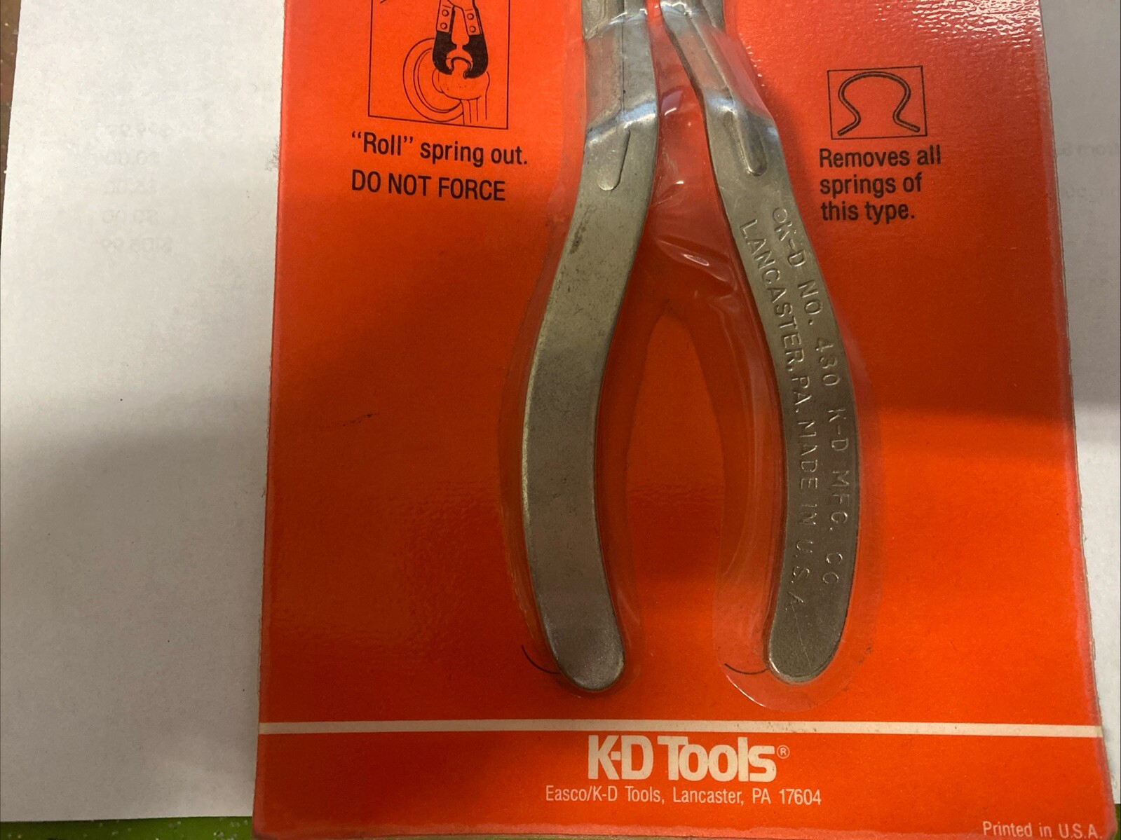 KD Tools, Part #430, Door Handle Spring Remover, Made in USA!!