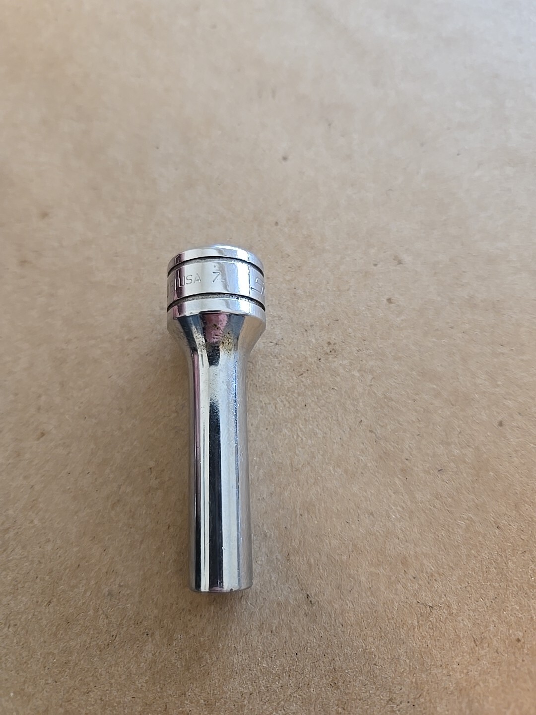 Snap On 3/8″ Drive 1/4″ 6PT Deep Chrome Socket SFS081