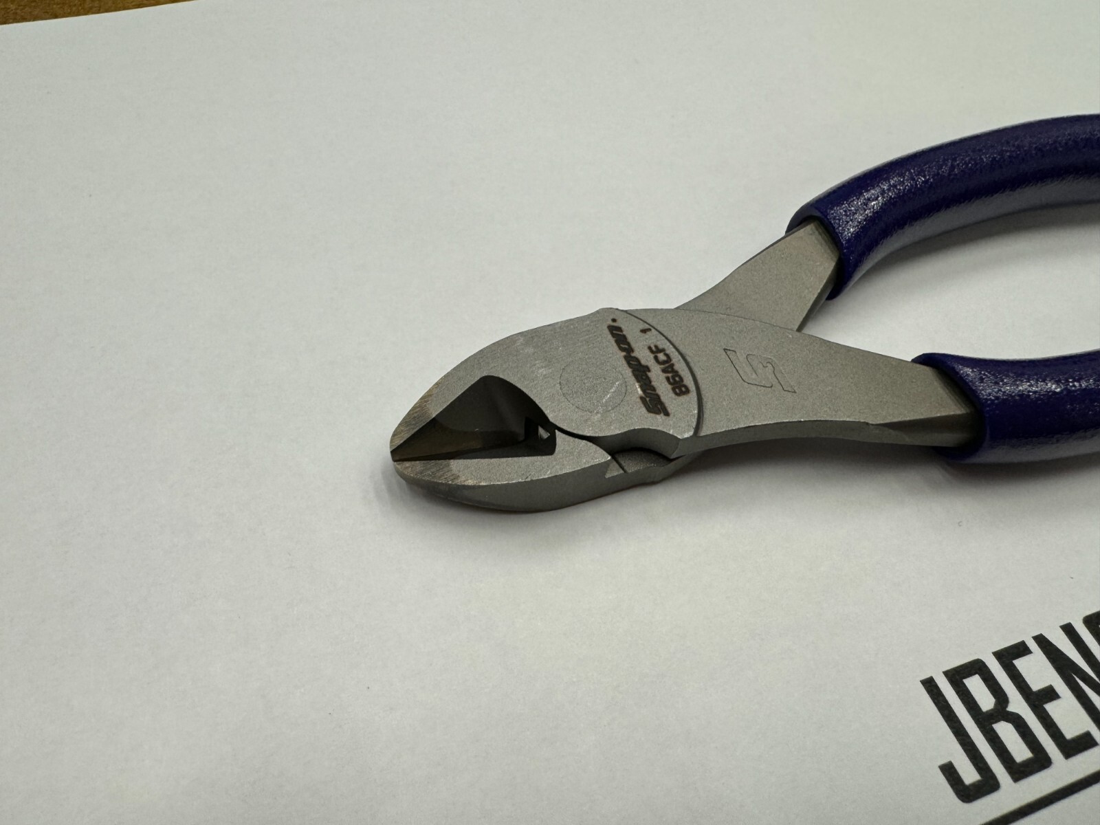 Snap-on Tools USA NEW DARK PURPLE Soft Grip 6″ Diagonal Cutter Pliers 86ACFDP