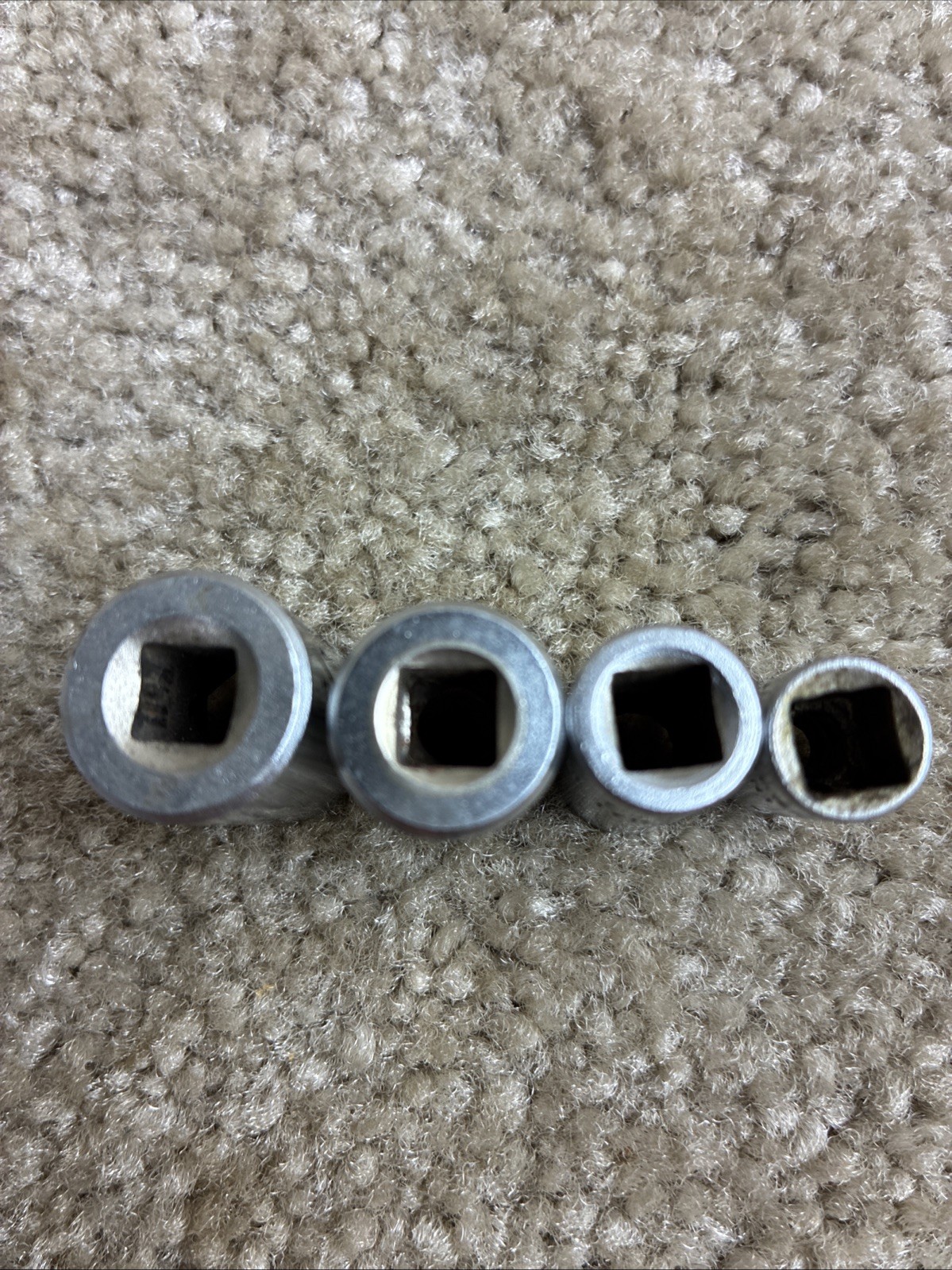 International Harvester 1/4 Drive 5pc.Socket Set SAE Good Condition