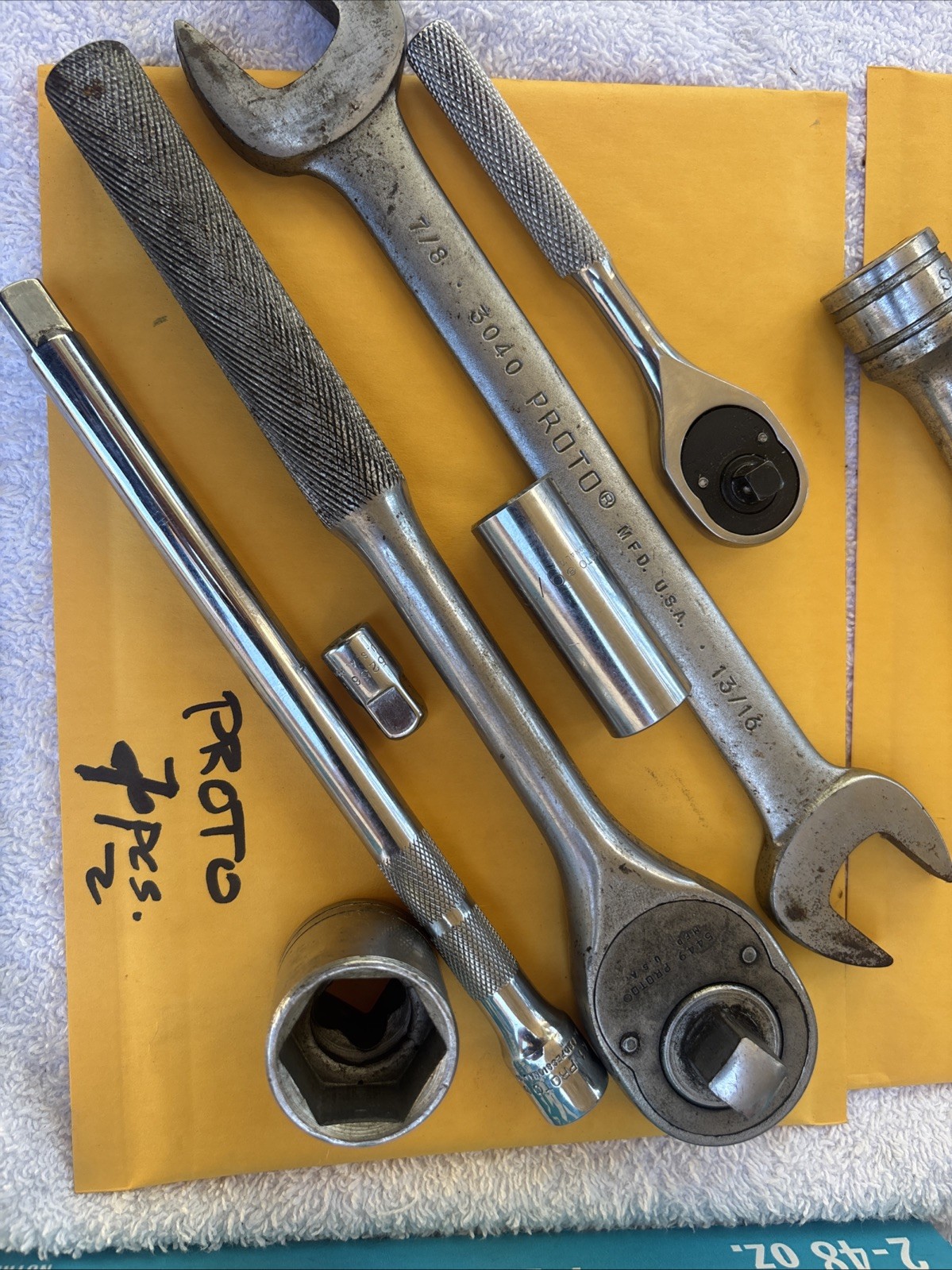 Lot Of Tools Sockets And Wrenches Mostly SAE Craftsman Snapon Proto China