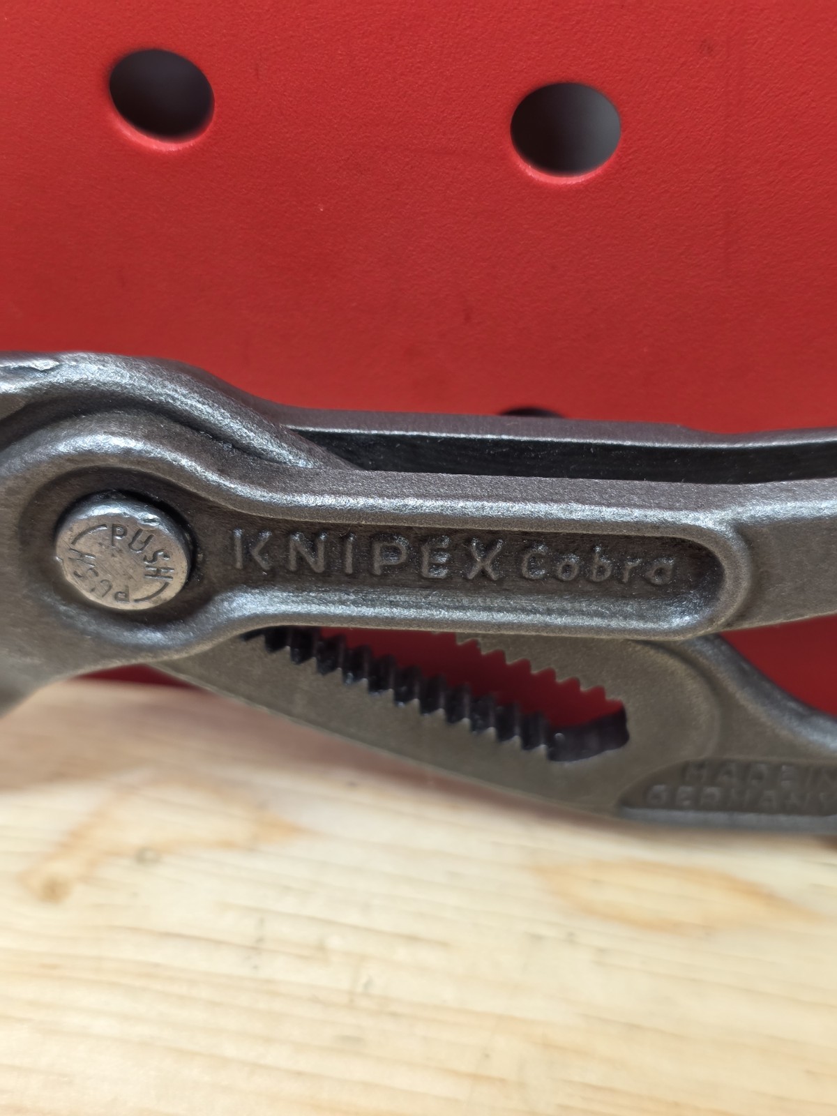Matco Tools PC7 Knipex Cobra Pliers Red Grips 7-1/4” Long Germany